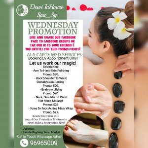 Muslimah Spa Wednesday Promo