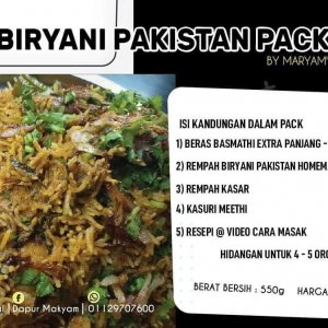 Pakistani Biryani easy pack kit by Maryam's Kitchen