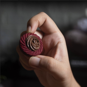 Red Velvet Nutella Tart