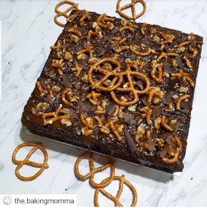 Salted Caramel Fudgy Brownies