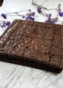 Classic Plain Fudgy Brownies