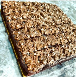 Fudgy Brownies with Nutella 