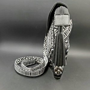 Black and White Artisan handmade handbags. One piece per design.