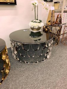 Fish scale stainless steel with tempered glass / Display set 