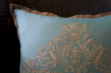 BLUE CUSHIONS