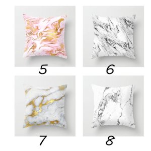 Marble Cushion Covers