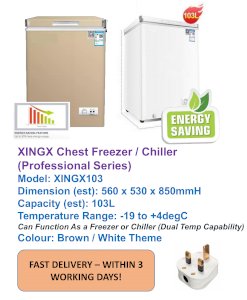 [GIFT: 3-Ply Mask] Chest Freezer / Chiller With Flip Top (Professional Series)