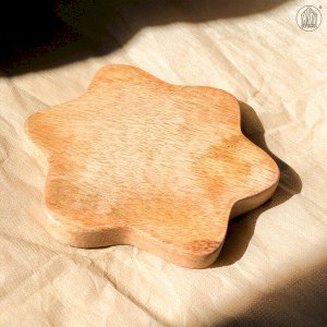 FLIORA Mahogany Coaster