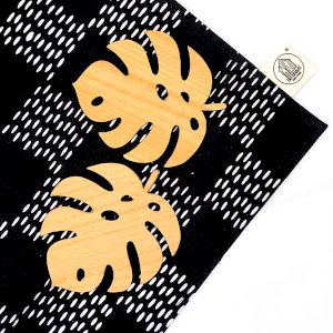 MONSTERA Teakwood Coaster