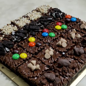 Mixed Toppings Brownies