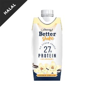 Hooray! Better Shake Protein Drink Halal French Vanilla 330ml (Box of 12)