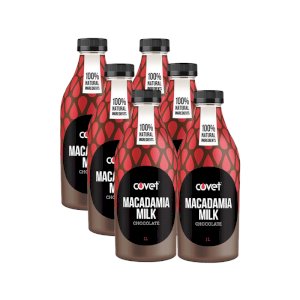 Covet Vegan Non-Dairy Macadamia Chocolate Milk 1l (Box of 6)