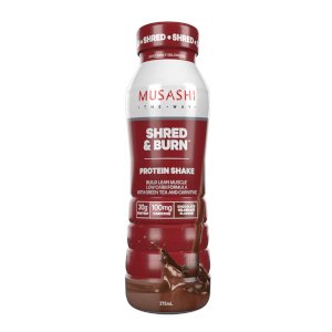 Musashi Shred & Burn Protein Shake / Drink Chocolate 375ml (Box of 6)