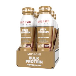 Musashi Bulk Protein Shake / Drink Chocolate 375ml (Box of 6)