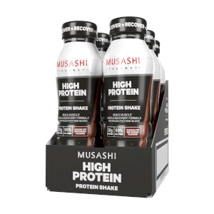 Musashi High Protein Shake / Drink Chocolate 375ml (Box of 6)
