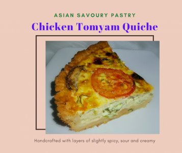 Chicken TomYam Quiche